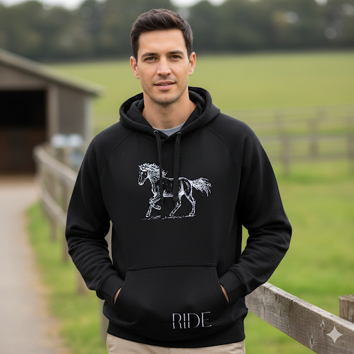 RIDE Stallion Hoodie vir Mans en Dames