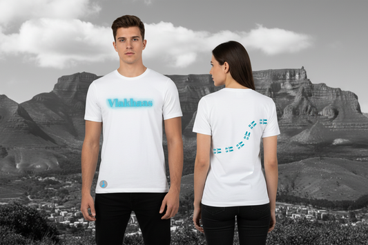 Vlakhaas footprint T-Hemp vir Mans en Dames