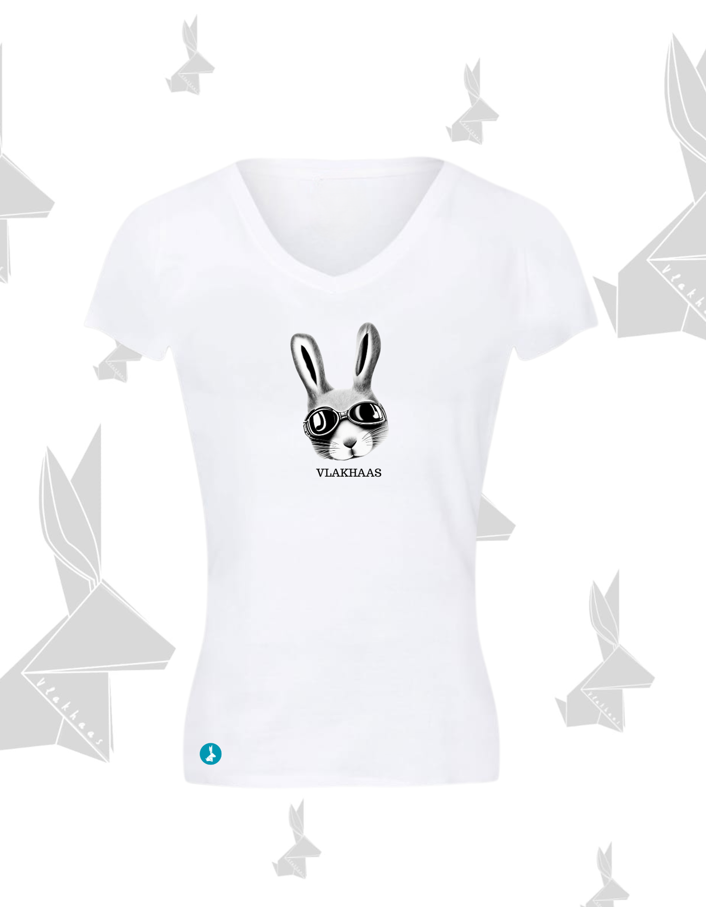 Vlakhaas T-Hemp vir Dames