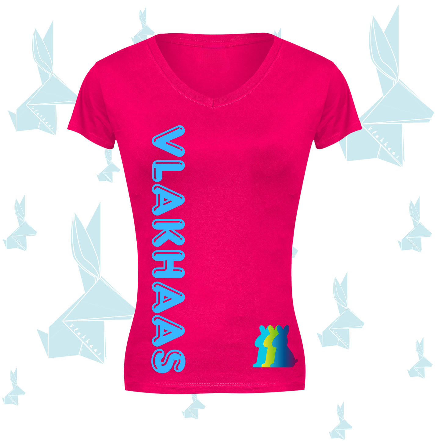 Vlakhaas 3 T-Hemp vir Dames