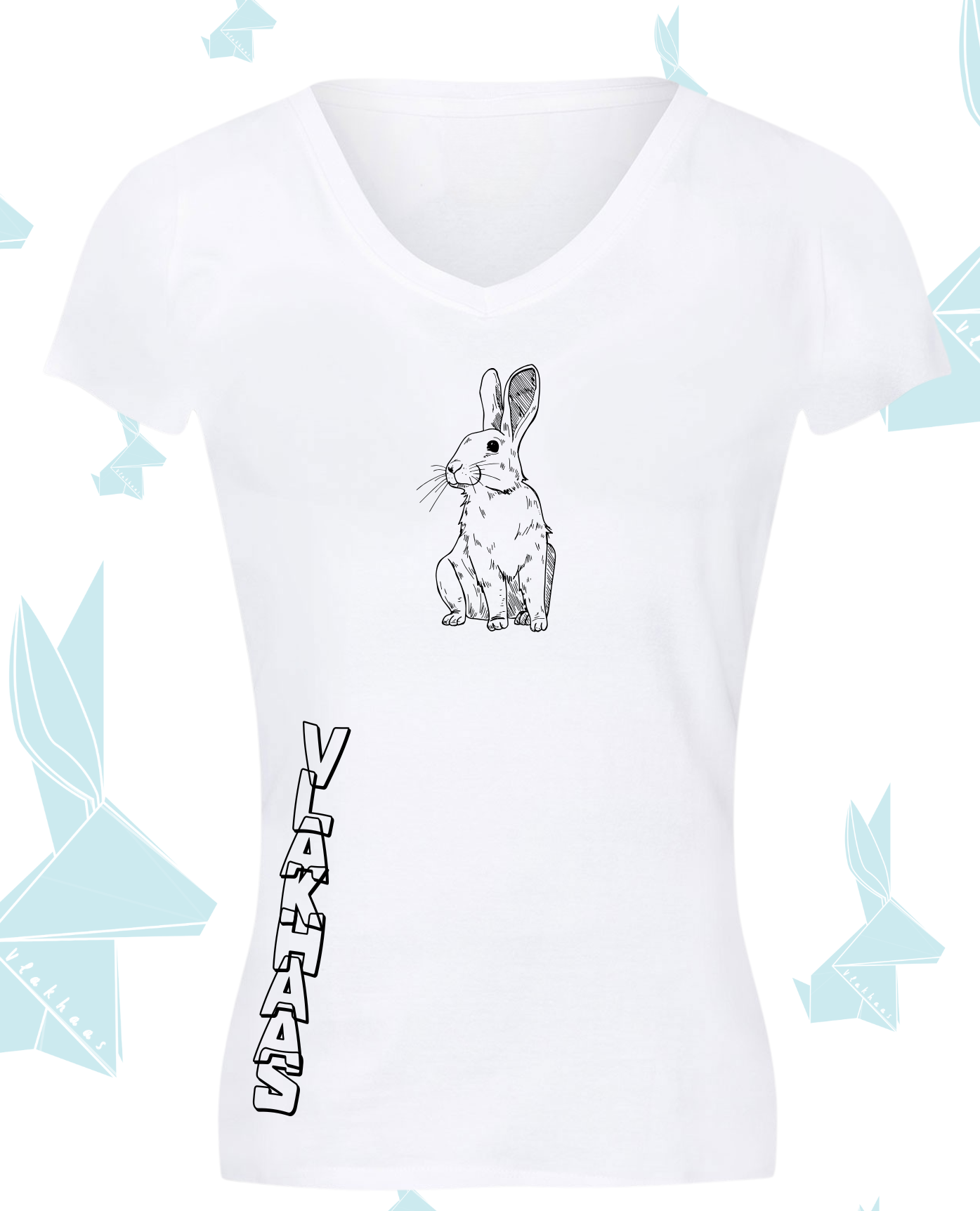 Vlakhaas T-Hemp vir Dames